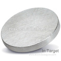 In target high purity indium sputtering target 99.995% 50.8*3mm In target for sputtering